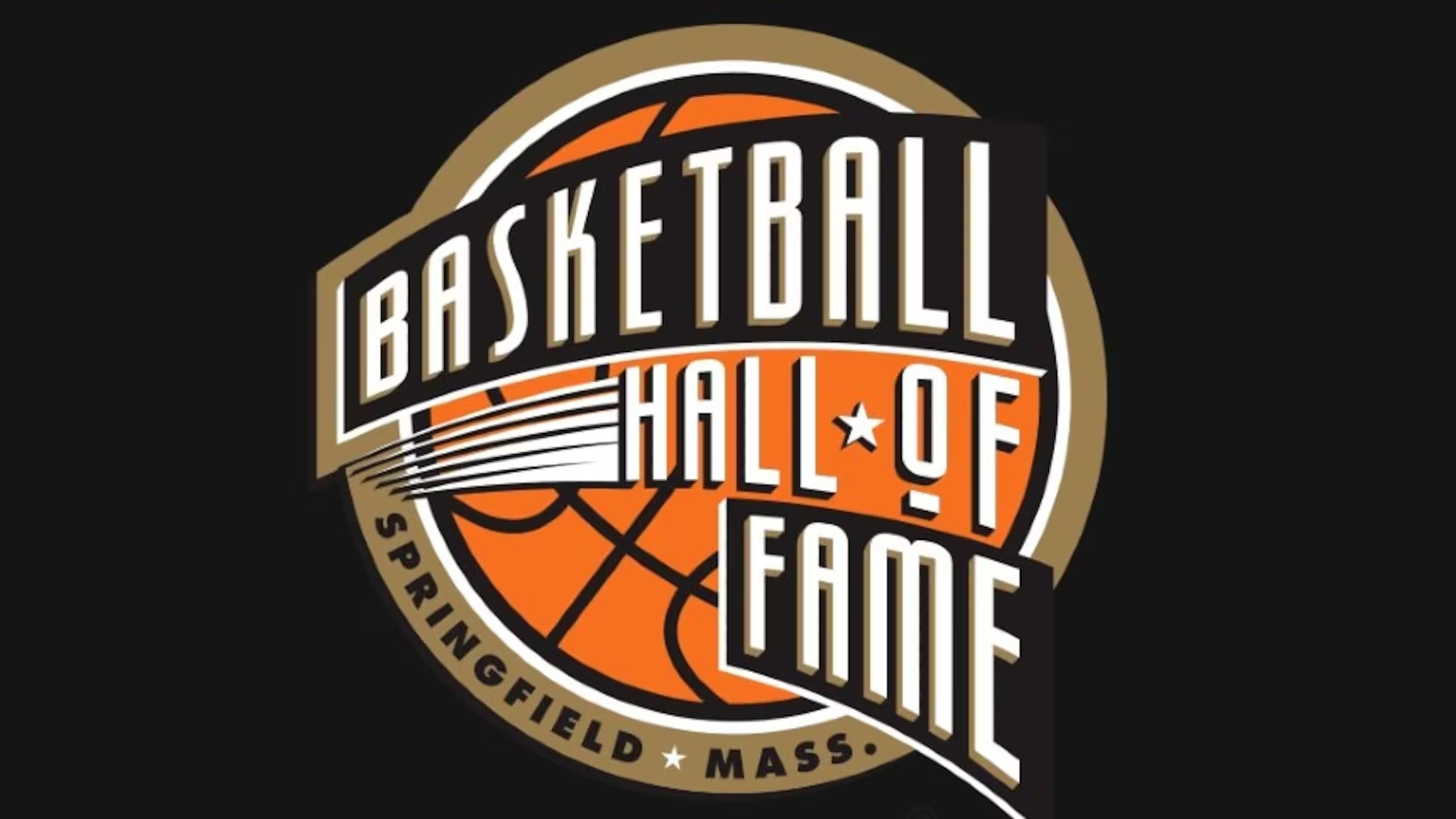 The NBA hall of fame museum logo